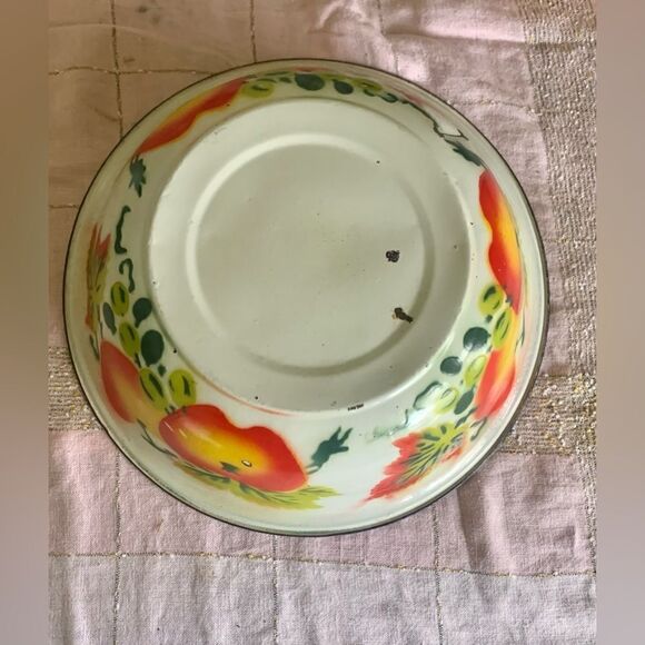 Vintage Enamel Ware Dishpan/Mid Century - Picture 2 of 4